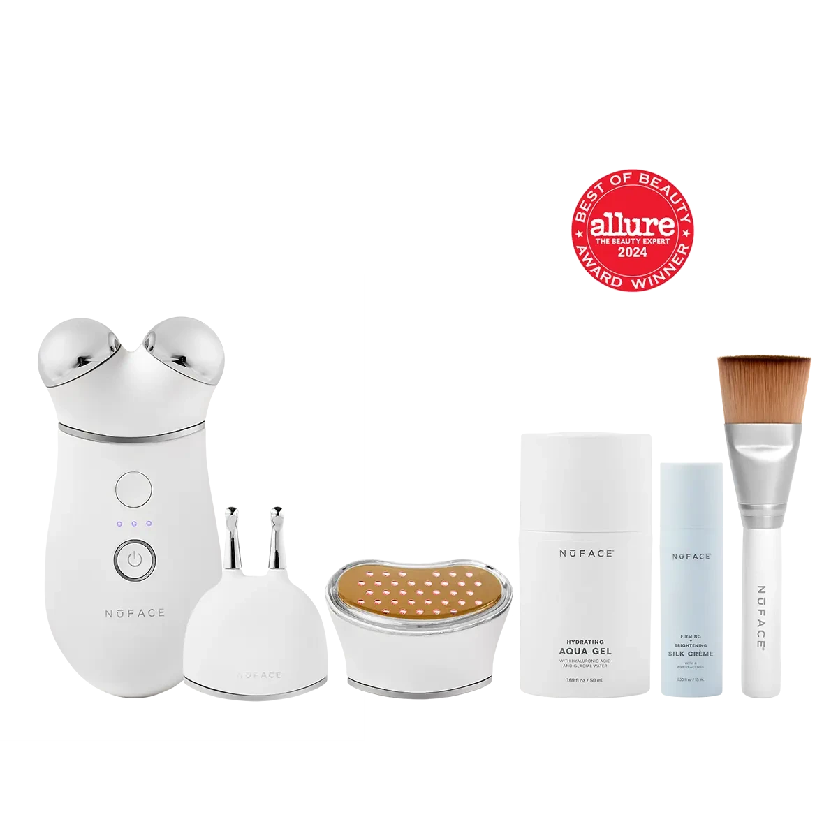 TRINITY+ Complete Set - Smart Microcurrent + LED Red Light Facial Toning Kit